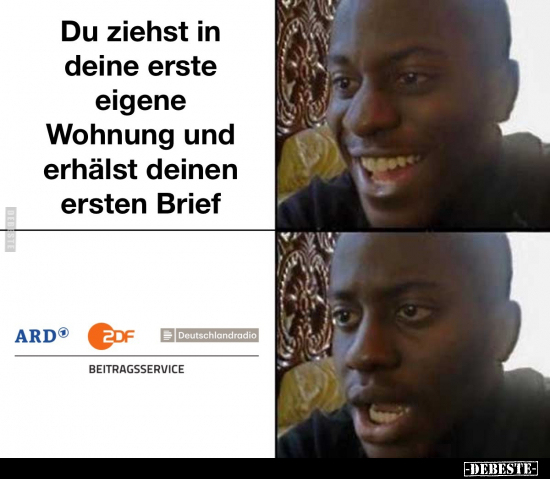 Du ziehst in deine erste eigene Wohnung und erhälst deinen..