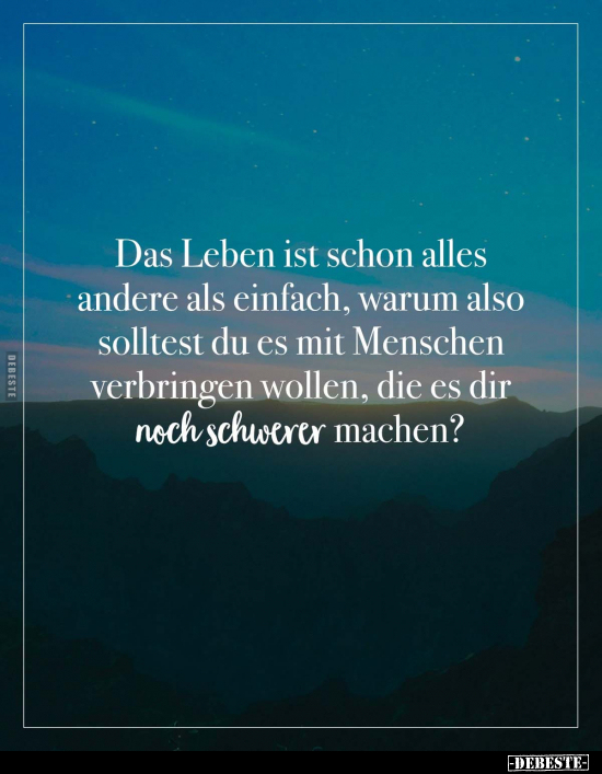 Das Leben ist schon alles andere als einfach.. - Lustige Bilder | DEBESTE.de