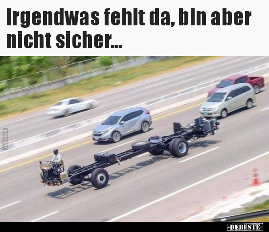 Irgendwas fehlt da, bin aber nicht sicher...