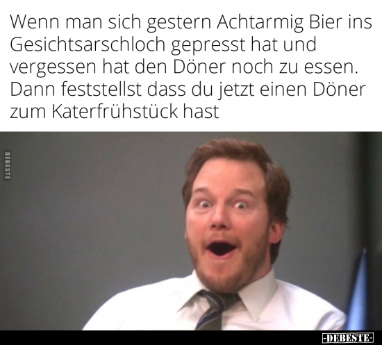 Wenn man sich gestern Achtarmig Bier.. - Lustige Bilder | DEBESTE.de