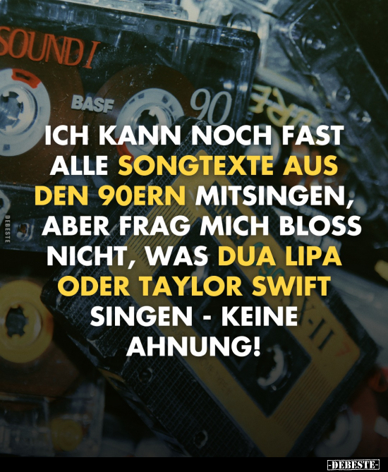 Singen, Keine Ahnung