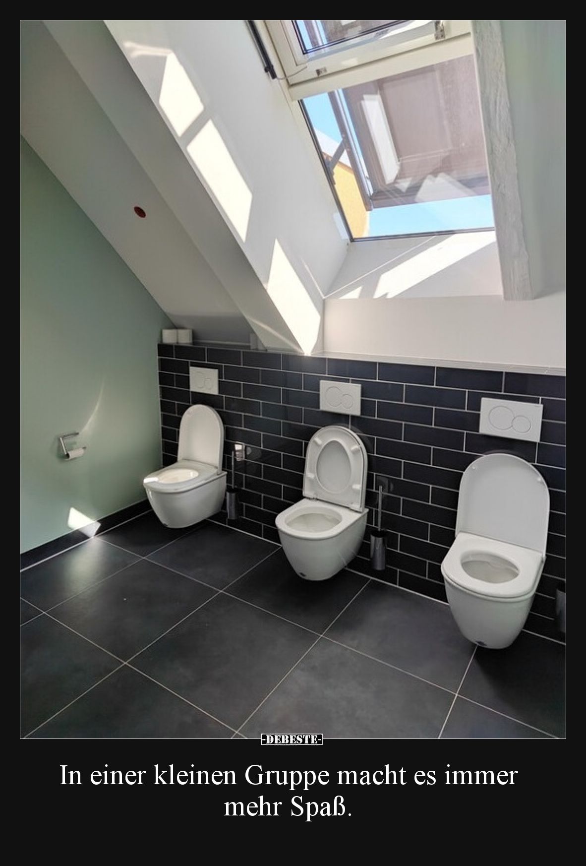 In einer kleinen Gruppe macht es immer mehr Spaß.