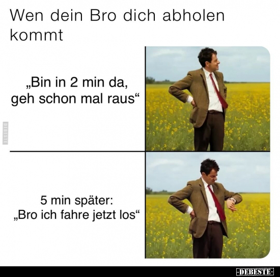 Wen dein Bro dich abholen kommt... - Lustige Bilder | DEBESTE.de