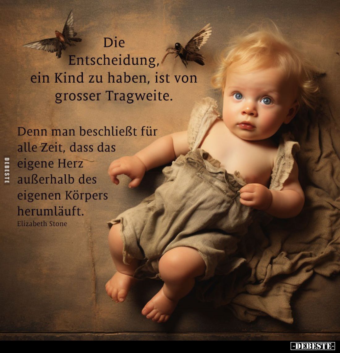 Die Entscheidung, ein Kind zu haben, ist von grosser Tragweite. Denn man beschließt für alle Zeit, dass das eigene Herz außer...