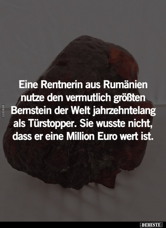 Eine Rentnerin aus Rumänien.. - Lustige Bilder | DEBESTE.de