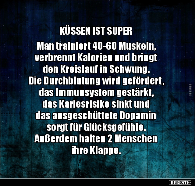 KÜSSEN IST SUPER.. - Lustige Bilder | DEBESTE.de