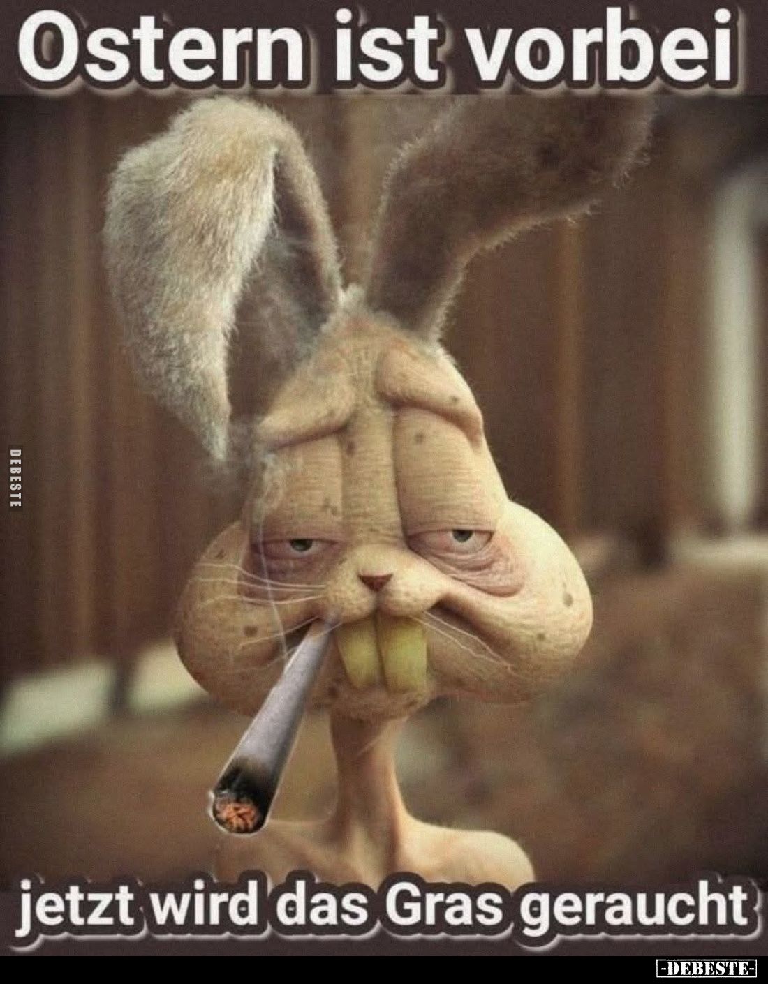 Ostern ist vorbei jetzt wird das Gras geraucht... - Lustige Bilder | DEBESTE.de