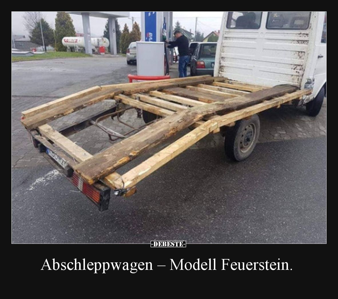 Abschleppwagen – Modell Feuerstein... - Lustige Bilder | DEBESTE.de