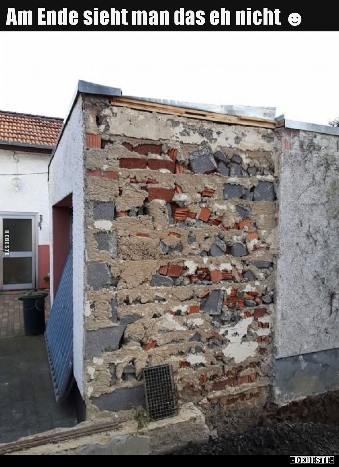 Am Ende sieht man das eh nicht.