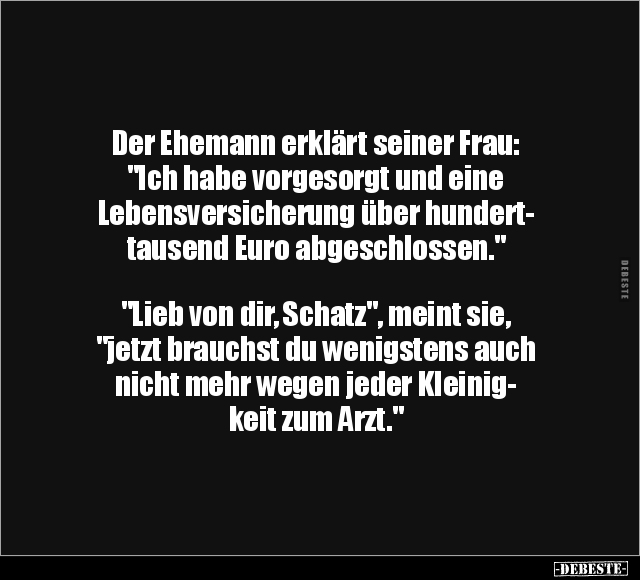 Der Ehemann erklärt seiner Frau.. - Lustige Bilder | DEBESTE.de