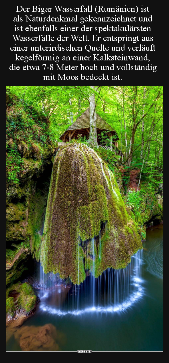 Der Bigar Wasserfall (Rumänien) ist als Naturdenkmal.. - Lustige Bilder | DEBESTE.de