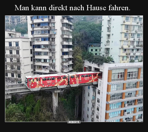 Man kann direkt nach Hause fahren... - Lustige Bilder | DEBESTE.de