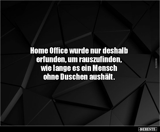 Home Office wurde nur deshalb erfunden, um.. - Lustige Bilder | DEBESTE.de