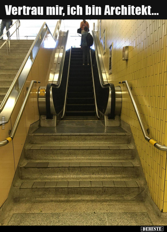Vertrau mir, ich bin Architekt...