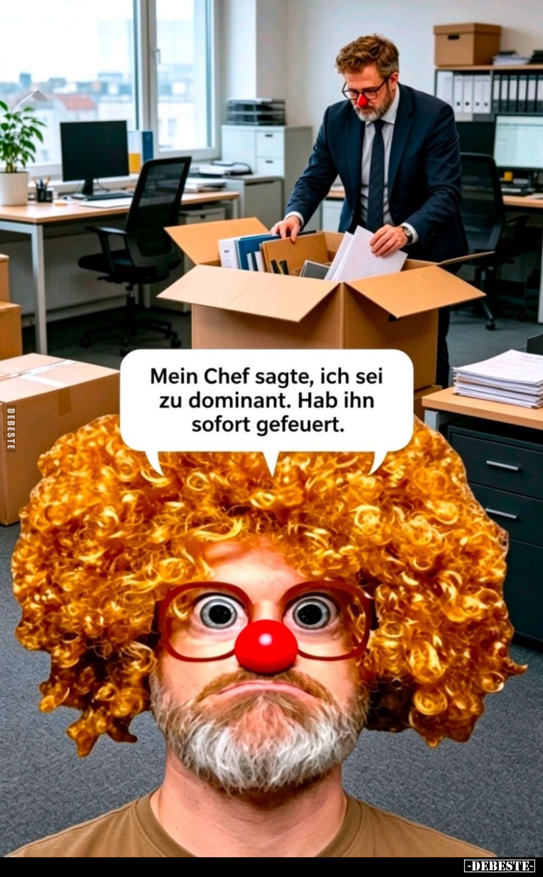 Mein Chef sagte, ich sei zu dominant. Hab ihn sofort gefeuert.