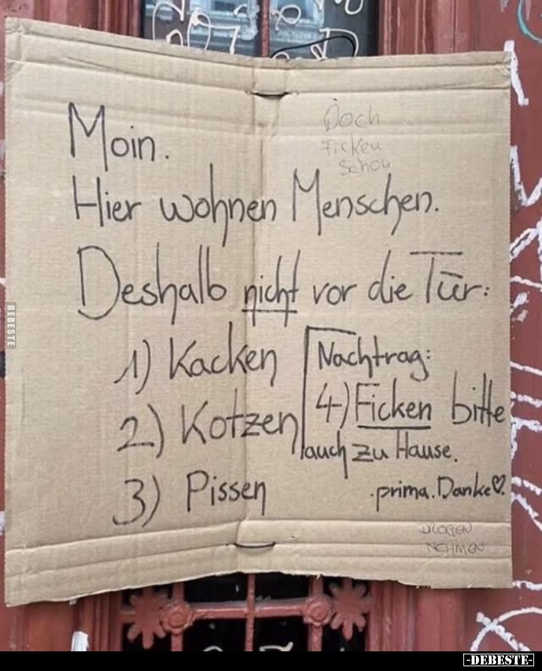 Moin. Hier wohnen Menschen.. - Lustige Bilder | DEBESTE.de