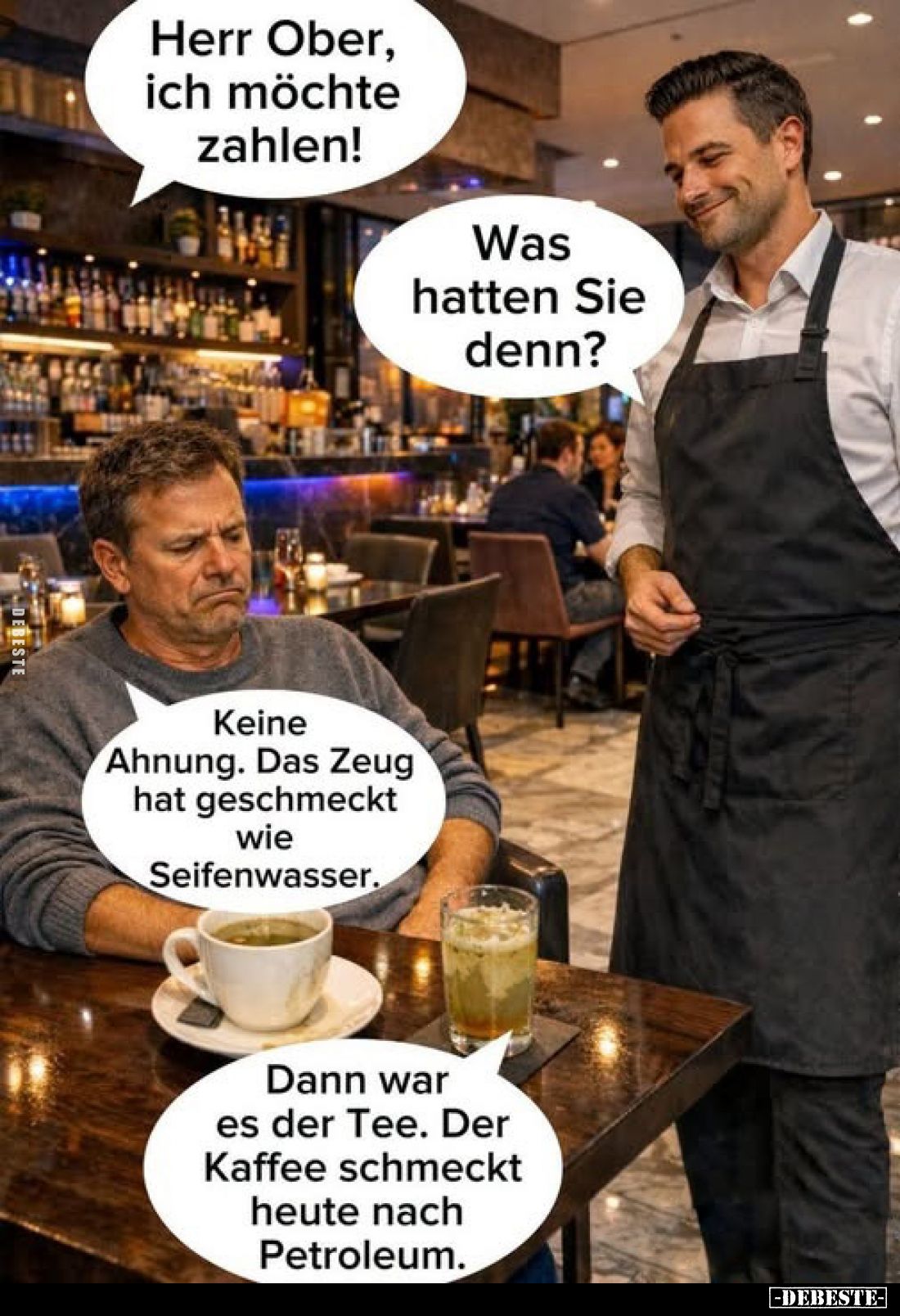 Herr Ober, ich möchte zahlen!.. - Lustige Bilder | DEBESTE.de