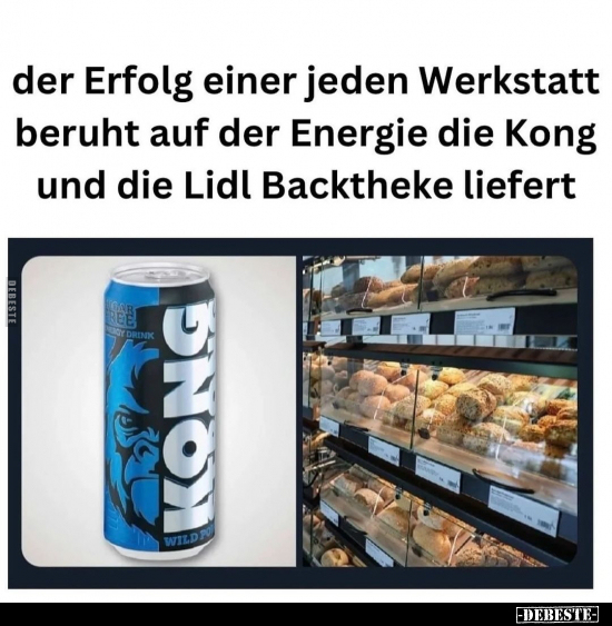 Der Erfolg einer jeden Werkstatt beruht auf der Energie die.. - Lustige Bilder | DEBESTE.de