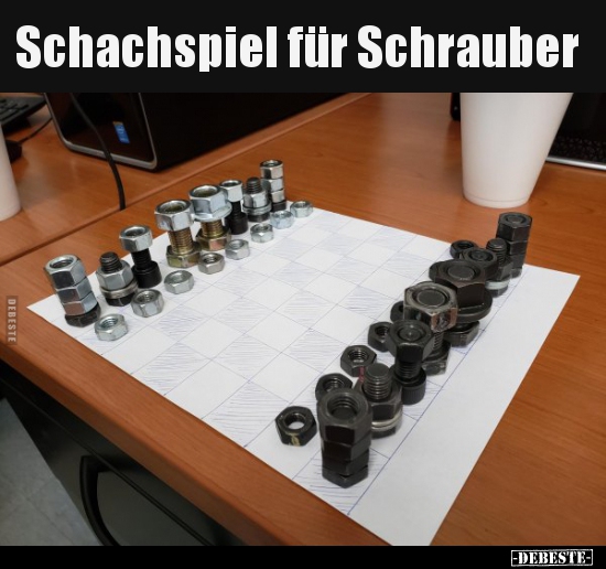 Schachspiel für Schrauber.. - Lustige Bilder | DEBESTE.de