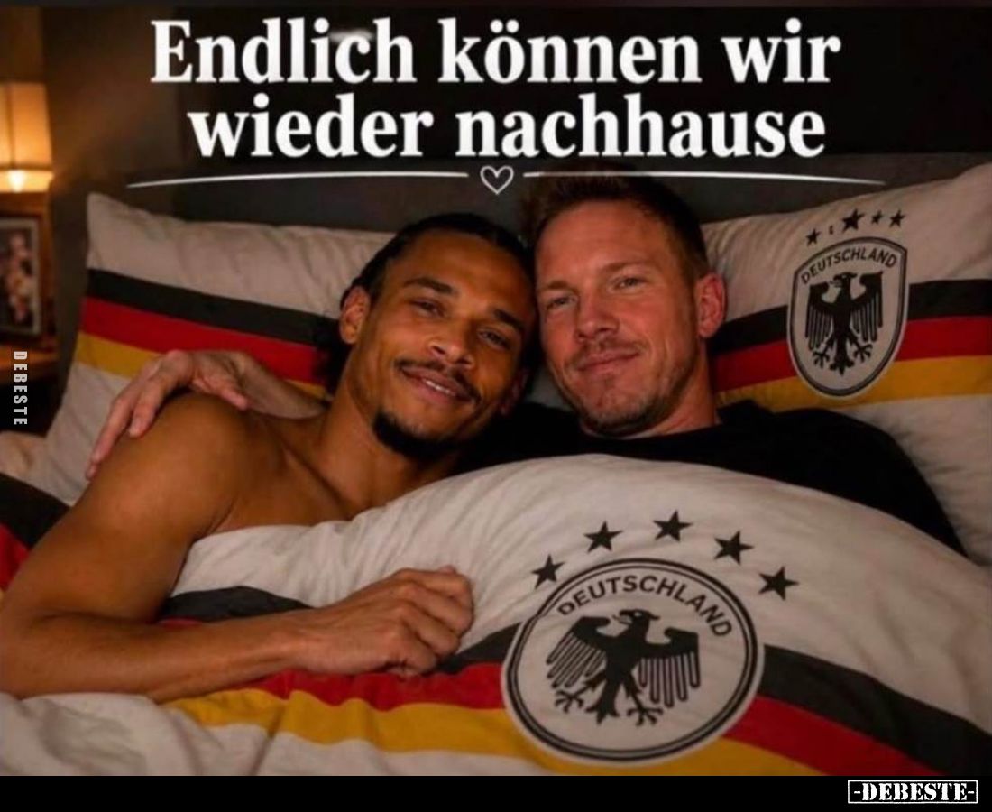 Endlich können wir wieder nachhause.