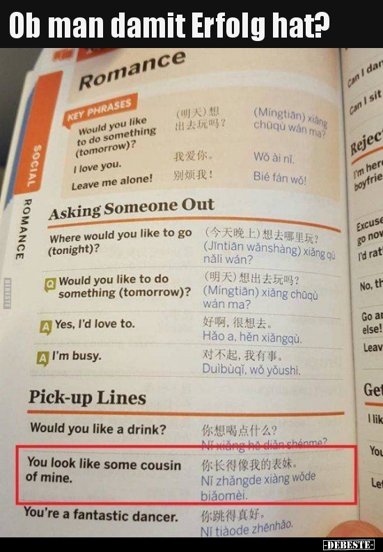 Ob man damit Erfolg hat?..