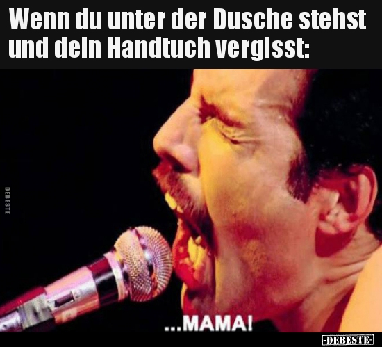 Wenn du unter der Dusche stehst und dein Handtuch.. - Lustige Bilder | DEBESTE.de