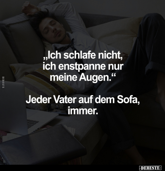 Vater, Auf Dem Sofa, Sofa