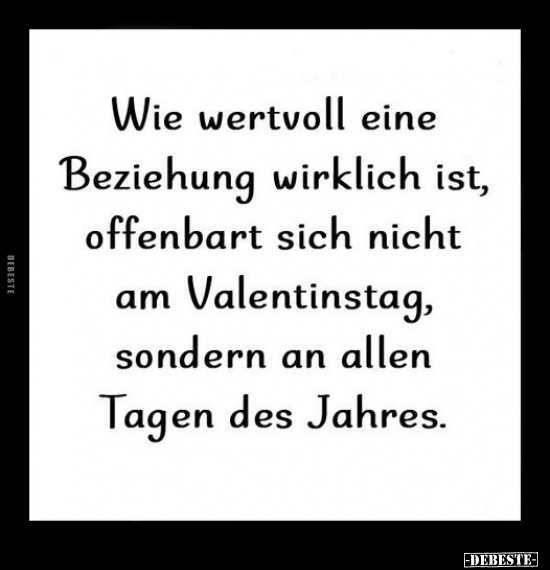 Beziehung, Valentinstag