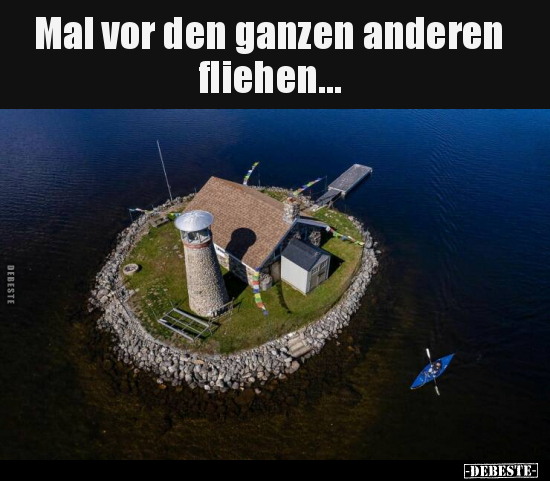 Mal vor den ganzen anderen fliehen... - Lustige Bilder | DEBESTE.de