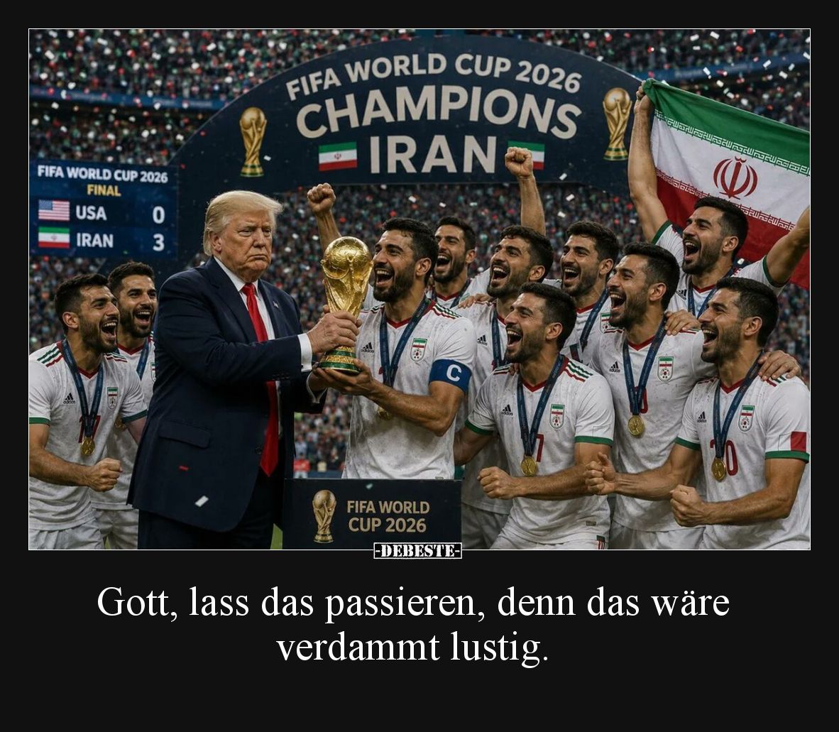 Gott, lass das passieren, denn das wäre verdammt lustig... - Lustige Bilder | DEBESTE.de