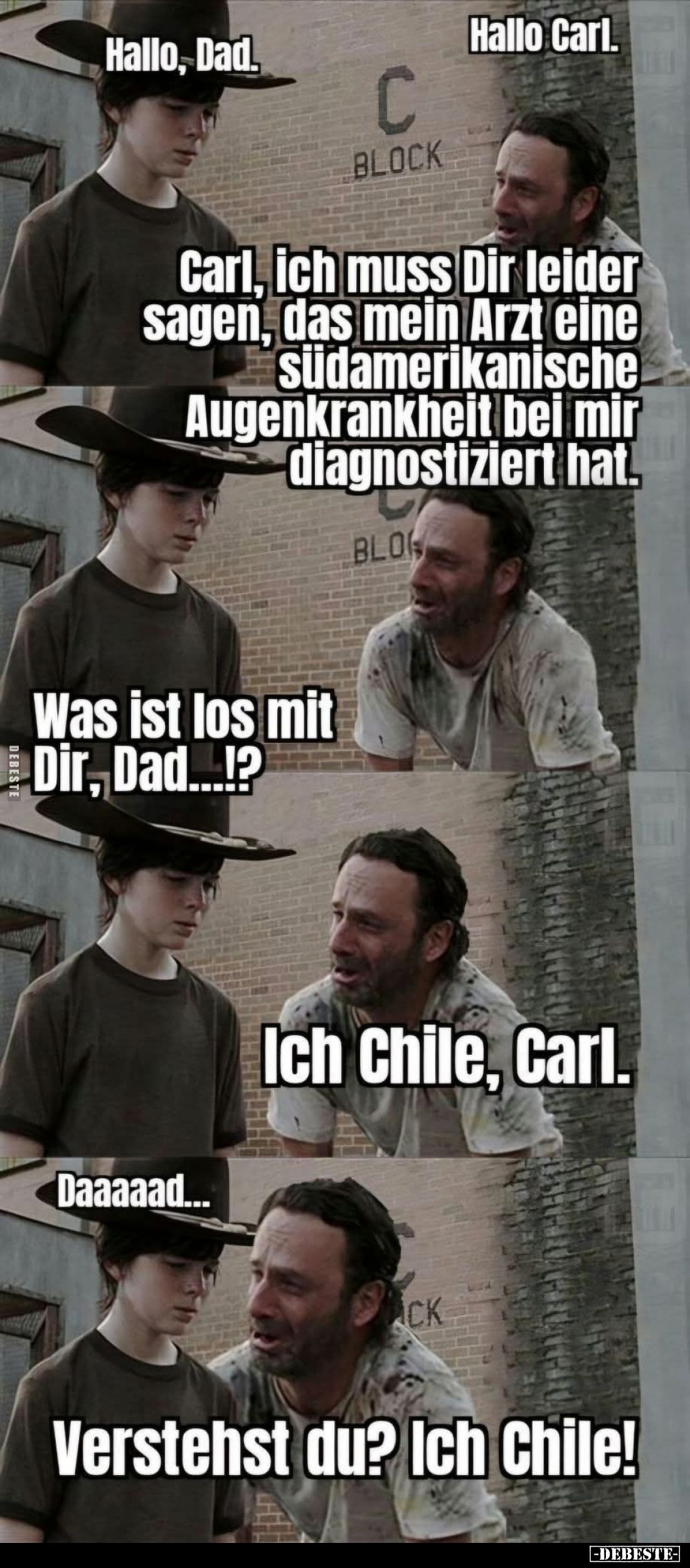 Hallo Carl.
-
Carl, ich muss Dir leider sagen, das mein Arzt eine südamerikanische Augenkrankheit bei mir diagnostiziert ha...