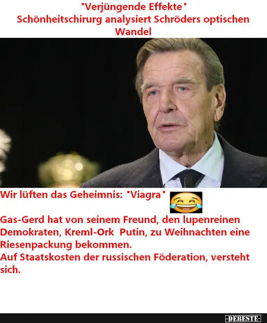 Putin und sein Freund "Gas-Gerd" - Lustige Bilder | DEBESTE.de