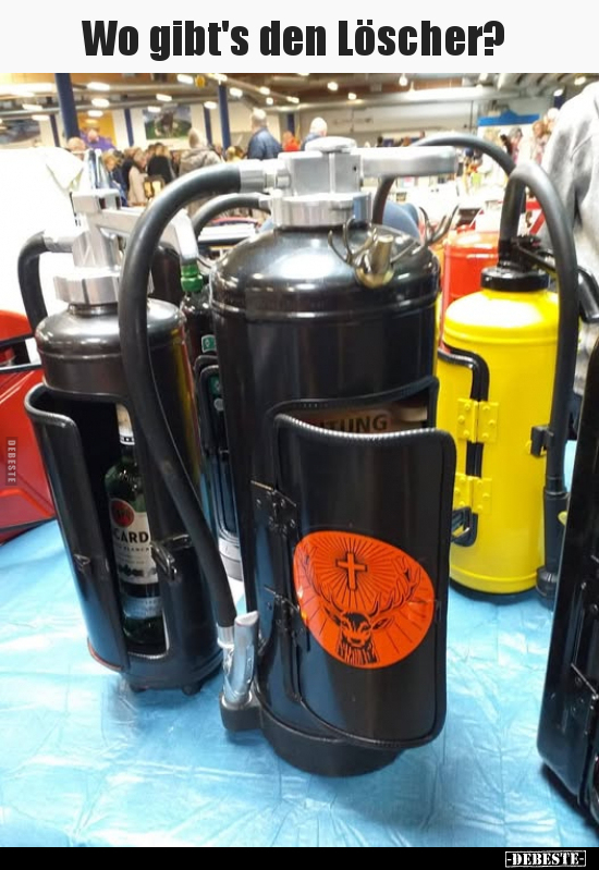 Wo gibt's den Löscher?