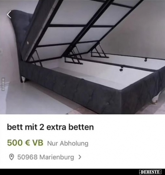 Bett mit 2 extra betten.. - Lustige Bilder | DEBESTE.de