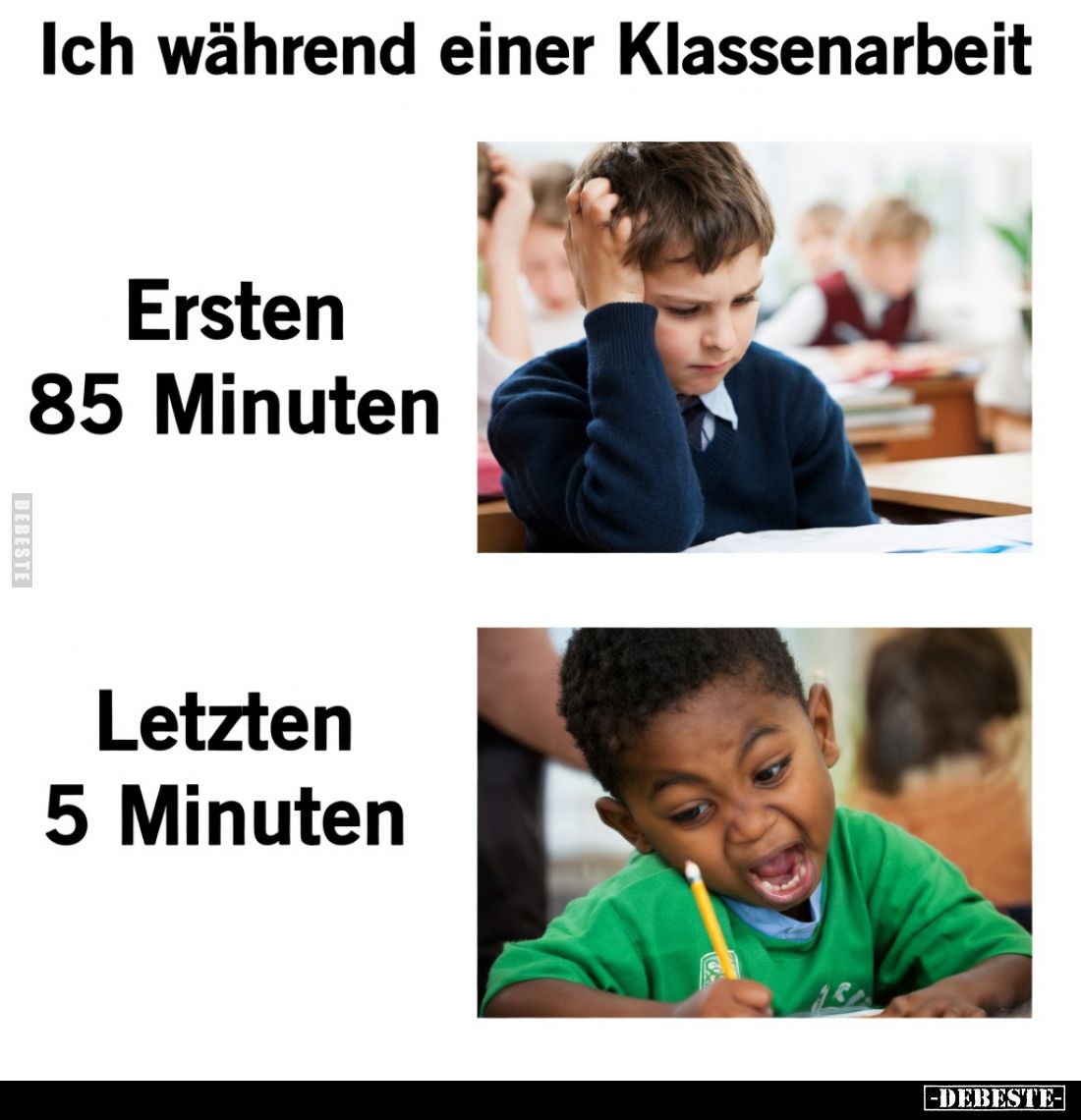 Ich während einer Klassenarbeit... - Lustige Bilder | DEBESTE.de