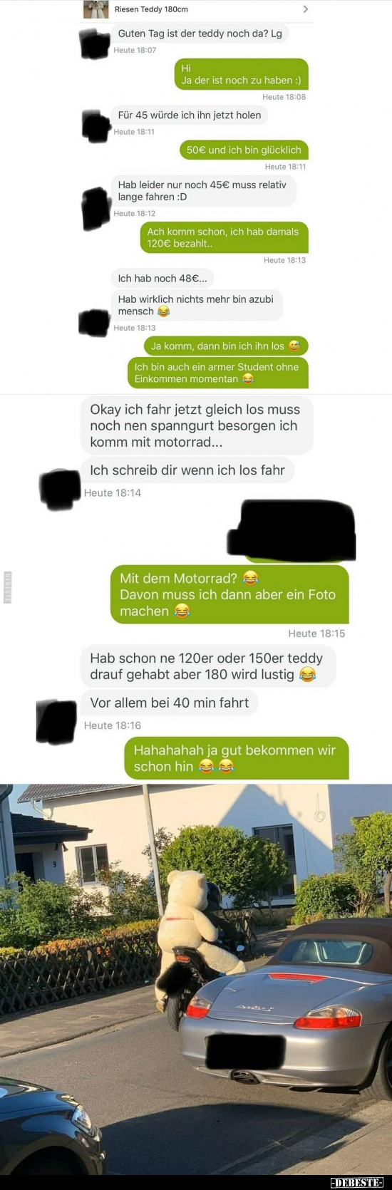 Riesen Teddy 180cm..