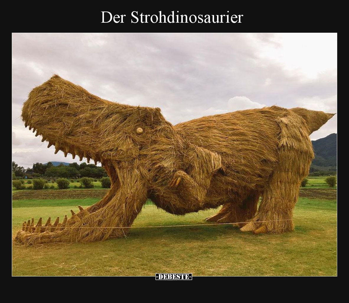 Der Strohdinosaurier