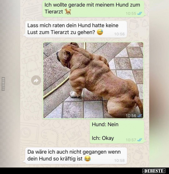 Ich wollte gerade mit meinem Hund zum Tierarzt.. - Lustige Bilder | DEBESTE.de