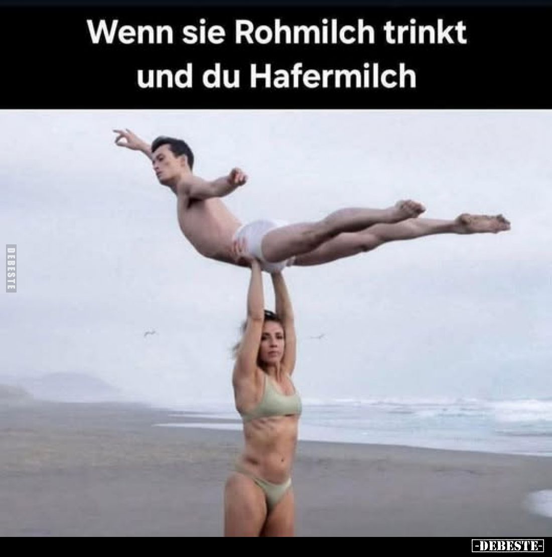 Wenn sie Rohmilch trinkt und du Hafermilch.. - Lustige Bilder | DEBESTE.de