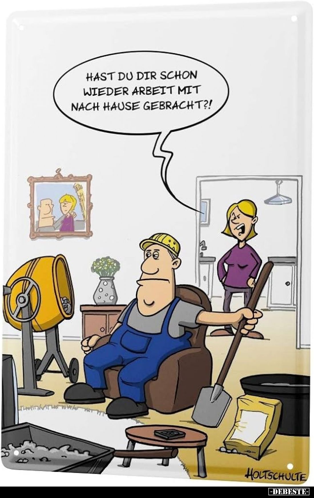 Hast du dir schon wieder Arbeit... - Lustige Bilder | DEBESTE.de
