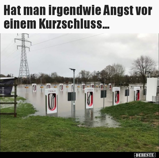 Hat man irgendwie Angst vor einem Kurzschluss...