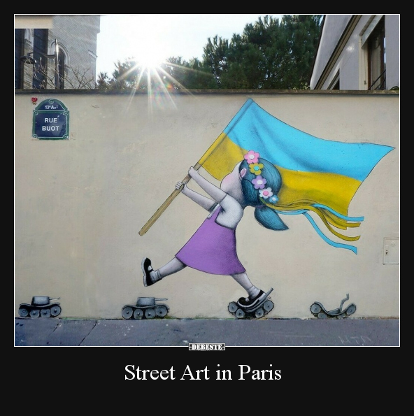 Street Art in Paris.. - Lustige Bilder | DEBESTE.de