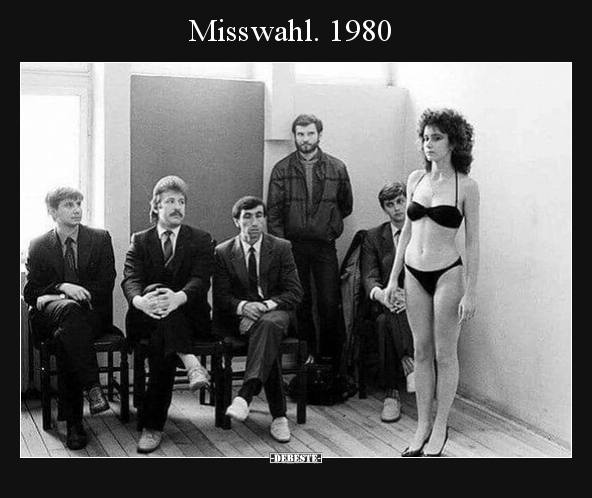 Misswahl. 1980 - Lustige Bilder | DEBESTE.de