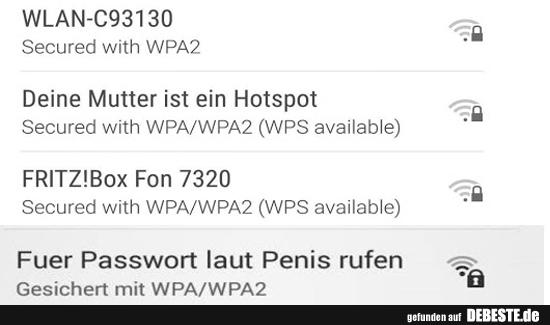 Ok, wer von euch war das?