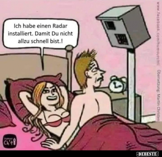 Ich habe einen Radar installiert.. - Lustige Bilder | DEBESTE.de