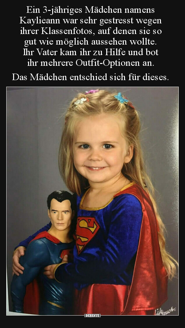 Ein 3-jähriges Mädchen namens Kaylieann war sehr gestresst.. - Lustige Bilder | DEBESTE.de