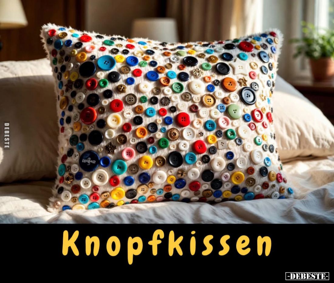 Knopfkissen.