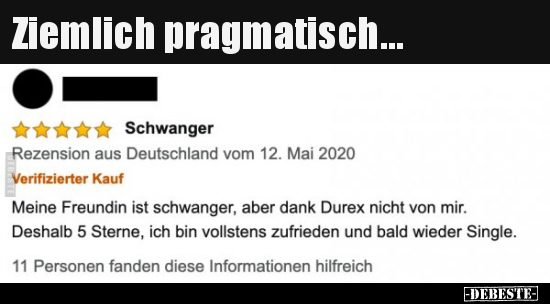 Ziemlich pragmatisch...
