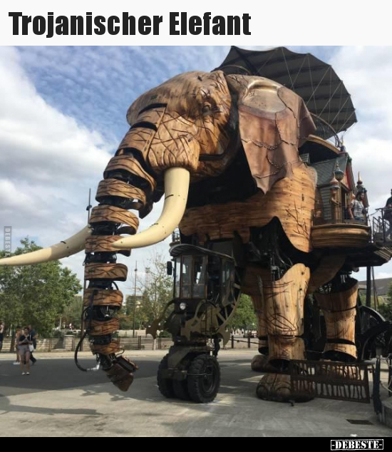 Trojanischer Elefant. - Lustige Bilder | DEBESTE.de