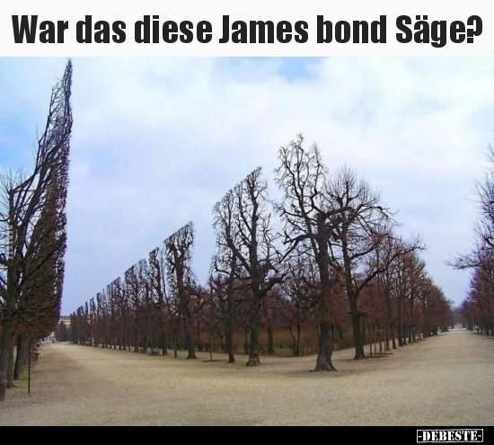 War das diese James bond Säge?.. - Lustige Bilder | DEBESTE.de